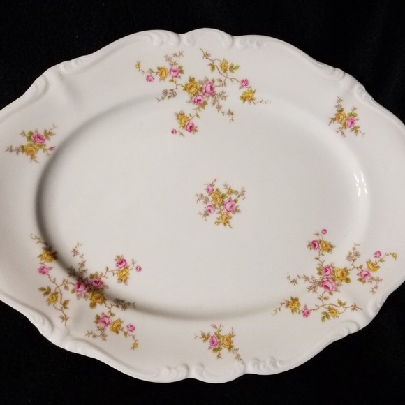 Johann Haviland MICHELE Oval Vegetable Bowl 10.75" Long 7.5" Wide 2.5" High - Picture 10 of 12